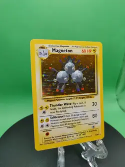 Magneton 9/102 Unlimited Base Set Holo Rare 1999 English Pokemon Card WOTC TCG - Image 4