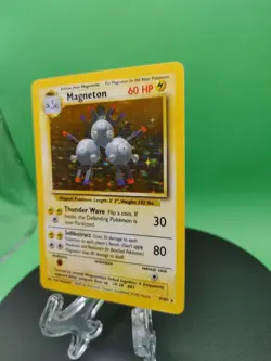 Magneton 9/102 Unlimited Base Set Holo Rare 1999 English Pokemon Card WOTC TCG - Image 5