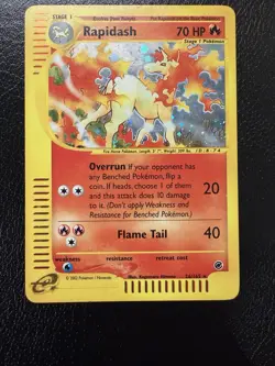 Rapidash - 26/165 - Pokemon Expedition Holo Rare Card LP/MP - Image 3