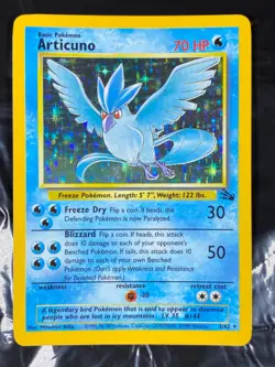 Articuno Holo 2/62 Fossil Vintage WOTC 1999 Pokemon TCG Card Pokemon - Image 1