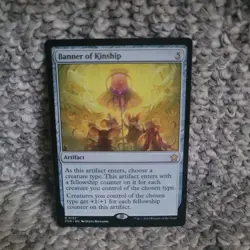 MTG FDN: Banner of Kinship Artifact Foundations Regular Rare Card 0127 - Image 1