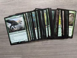 MTG Magic Lot Ghalta, Primal Hunger Half Commander Deck 50 Cards Green Rares - Image 1