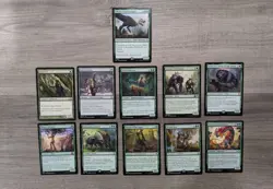 MTG Magic Lot Ghalta, Primal Hunger Half Commander Deck 50 Cards Green Rares - Image 2