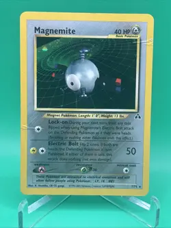 Magnemite - 7/75 - Pokemon Neo Discovery Unlimited Holo Rare Card WOTC MP - Image 1