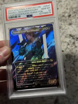 Squall, SeeD Mercenary SURGE FOIL FIN 547 PSA 10 (MTG Final Fantasy 2025) - Image 2