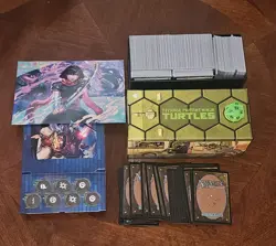 MTG TMNT 600 Card Deck Lot - Collectible Box, Art, Dice & Tokens (Bundle Pack) - Image 1