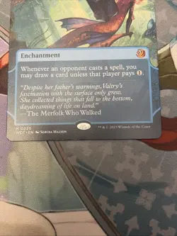 Magic: The Gathering Rhystic Study Wilds of Eldraine Blue Enchantment - Image 3