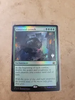 Unnatural Growth FOIL #206 | MID Innistrad: Midnight Hunt | MTG - Image 1