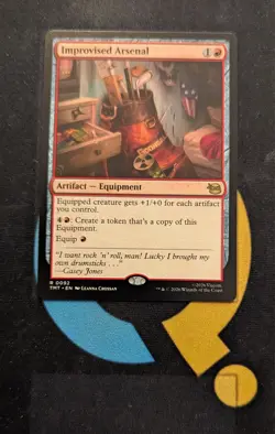 Improvised Arsenal Rare TMT 092 Teenage Mutant Ninja Turtles MTG - Image 1