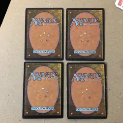 Wall of Blossoms x4 Stronghold/Planechase Various Cond see front and back pics - Image 2