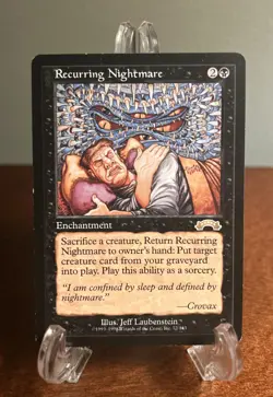 Recurring Nightmare LP Exodus MTG Magic the Gathering Reserved List - Image 1