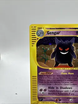 Gengar Holo - 13/165 Expedition Base Set - Pokemon - SWIRL - 2002 - NM - Image 3