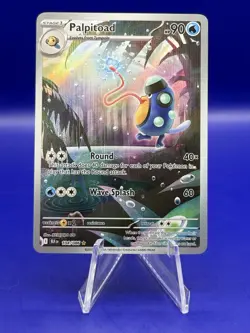 Pokemon TCG Palpitoad 104/086 Illustration Rare Black Bolt English - Image 1