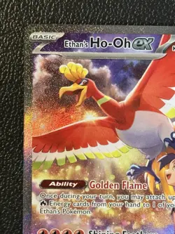 2025 Pokemon Ethan’s Ho-Oh EX 230/182 Destined Rivals Special Illustration Rare - Image 2