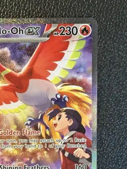 2025 Pokemon Ethan’s Ho-Oh EX 230/182 Destined Rivals Special Illustration Rare - Image 3