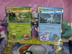 Leafeon 005 & Glaceon 025 Holo Rare Prismatic Evolutions Pokemon Tcg NM-MT - Image 1