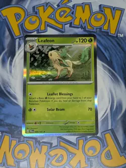 Leafeon 005 & Glaceon 025 Holo Rare Prismatic Evolutions Pokemon Tcg NM-MT - Image 2