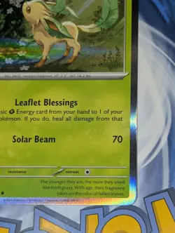 Leafeon 005 & Glaceon 025 Holo Rare Prismatic Evolutions Pokemon Tcg NM-MT - Image 4