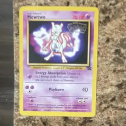 Pokemon TCG Mewtwo 03/53 Wotc Promo Basic Psychic Type 70 HP Psyburn - Image 1