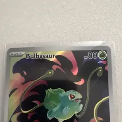 Pokemon Bulbasaur Mega Evolution Full Art Stamped Holo 133/132 80 HP - Image 5