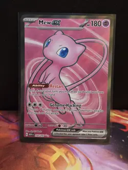 Mew Ex 193/165 Scarlet & Violet 151 Full Art Holo Rare Pokemon TCG 193/165 - Image 1