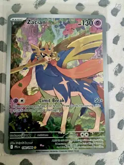Zacian 100/094 Illustration Rare Pokemon Phantasmal Flames - Image 1