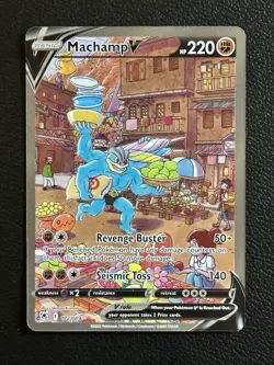 2022 Pokemon Machamp V 172/189 #172 Astral Radiance - Image 1