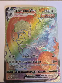Pokemon Tornadus VMAX Chilling Reign 209/198 Secret Rare NM Single Strike Minty - Image 1