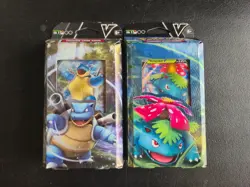 Pokemon TCG Blastoise & Venusaur V Battle Deck Set of 2 (Factory Sealed) - Image 1