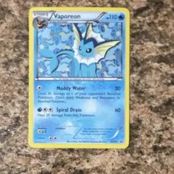 Pokemon TCG Vaporeon BW89 Black & White Promo Holo Stage 1 Water 110 HP - Image 1