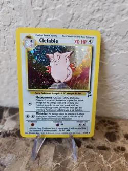Pokemon Holo Clefable Base Set 2 5/130 - Image 1