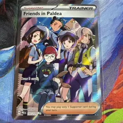 Friends In Paldea 137/131 S&V Prismatic Evolutions FA Ultra Rare Holo Pokemon NM - Image 1