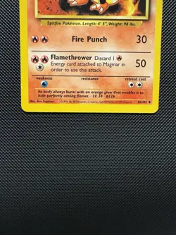 Pokemon TCG Magmar 36/102 Base Set Uncommon LP 1999 WoTC Unlimited - Image 4