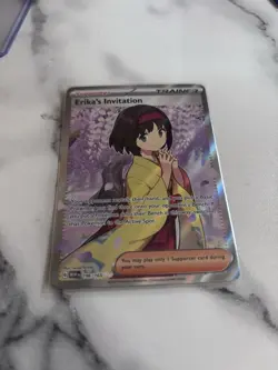 Pokemon TCG Scarlet & Violet Trainer Supporter Erika's Invitation - Image 1