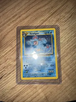 2000 Pokemon Neo Genesis Feraligatr Holo 5/111 Gret Eye Appeal LP-NM Condition - Image 5