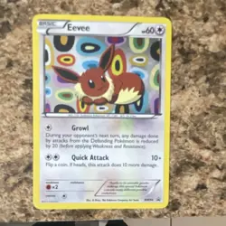 Pokemon TCG Eevee BW94 Black & White Promo Holo Basic Normal 60 HP - Image 1
