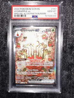 2024 POKEMON SCR EN-STELLAR CROWN SPECIAL ILLUSTRATION RARE HYDRAPPLE EX PSA 10 - Image 2