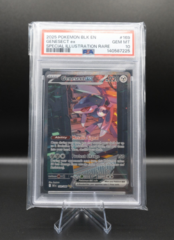 Pokemon Genesect EX 169/086 PSA 10 Black Bolt Special Illustration Rare - Image 1