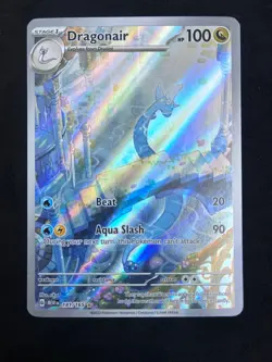 Dragonair 181/165 English Pokemon 151 Illustration Rare Full Art - Image 1