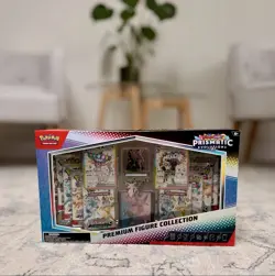 Pokemon TCG Prismatic Evolutions Premium Figure Collection New & Funko Pop Toy - Image 2
