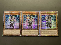 3x Nightmare Apprentice | MP25-EN004 | Starlight Rare | 1st Edition | YuGiOh! - Image 1