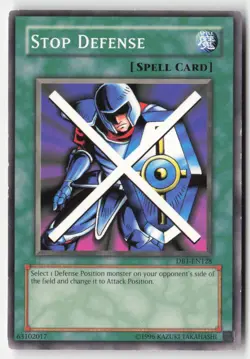 Yugioh - Stop Defense DB1-EN128 Unlimited - Dark Beginning 1 - Image 1