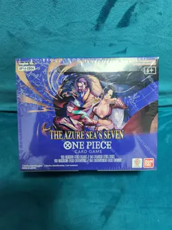 One Piece OP14-EB04 Azure Sea's Seven Warlords English Booster Box Sealed TCG - Image 1