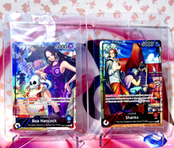Boa Hancock OP07-038 + Shanks OP09-001 - ONE PIECE - 2025 PSA SEALED Promos - Image 1