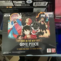 One Piece TCG OP-09 Emperors in the New World Booster Box New & Unsealed - Image 1