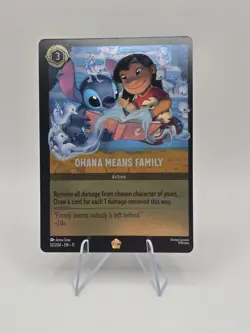 Disney Lorcana Ohana Means Family 32/204 Winterspell Cold Foil - Image 1