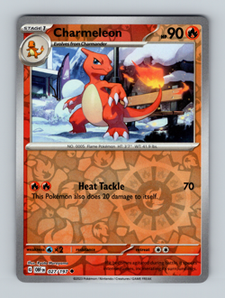Pokemon TCG Charmeleon Reverse Holo Obsidian Flames 027/197 NM - Image 1