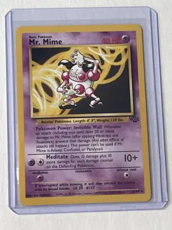Pokemon TCG - MR. MIME - 22/64 - RARE - UNLIMITED - JUNGLE (1999) - WOTC - LP/NM - Image 1
