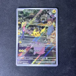Pokemon Pikachu 173/165 Scarlet & Violet 151 Illustration Rare English - Image 1