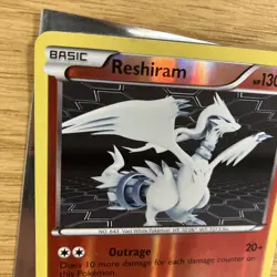 Pokemon Card Reshiram 26/114 Reverse Holo 2011 Black & White Vintage Rare LP - Image 4
